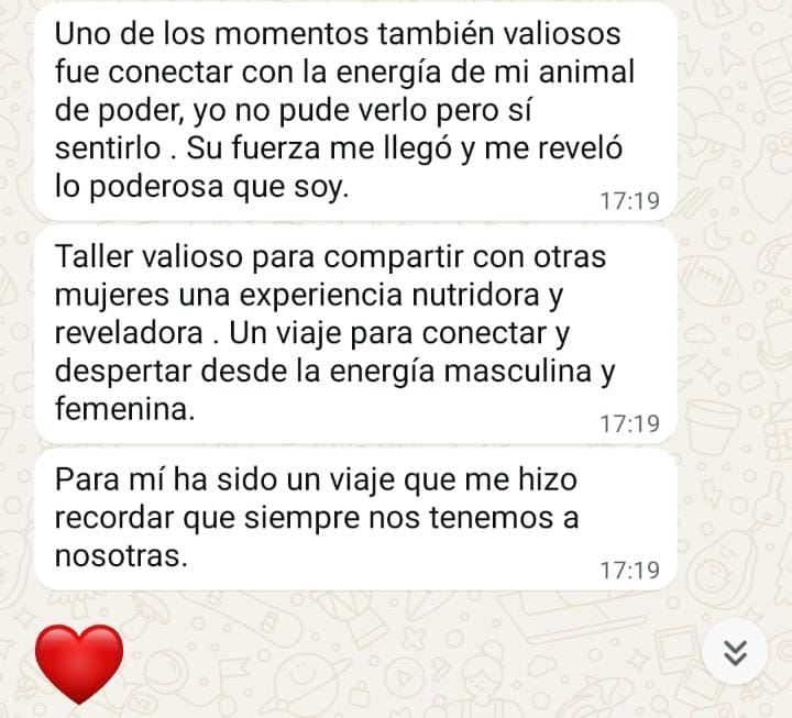 Testimonio de participante 2